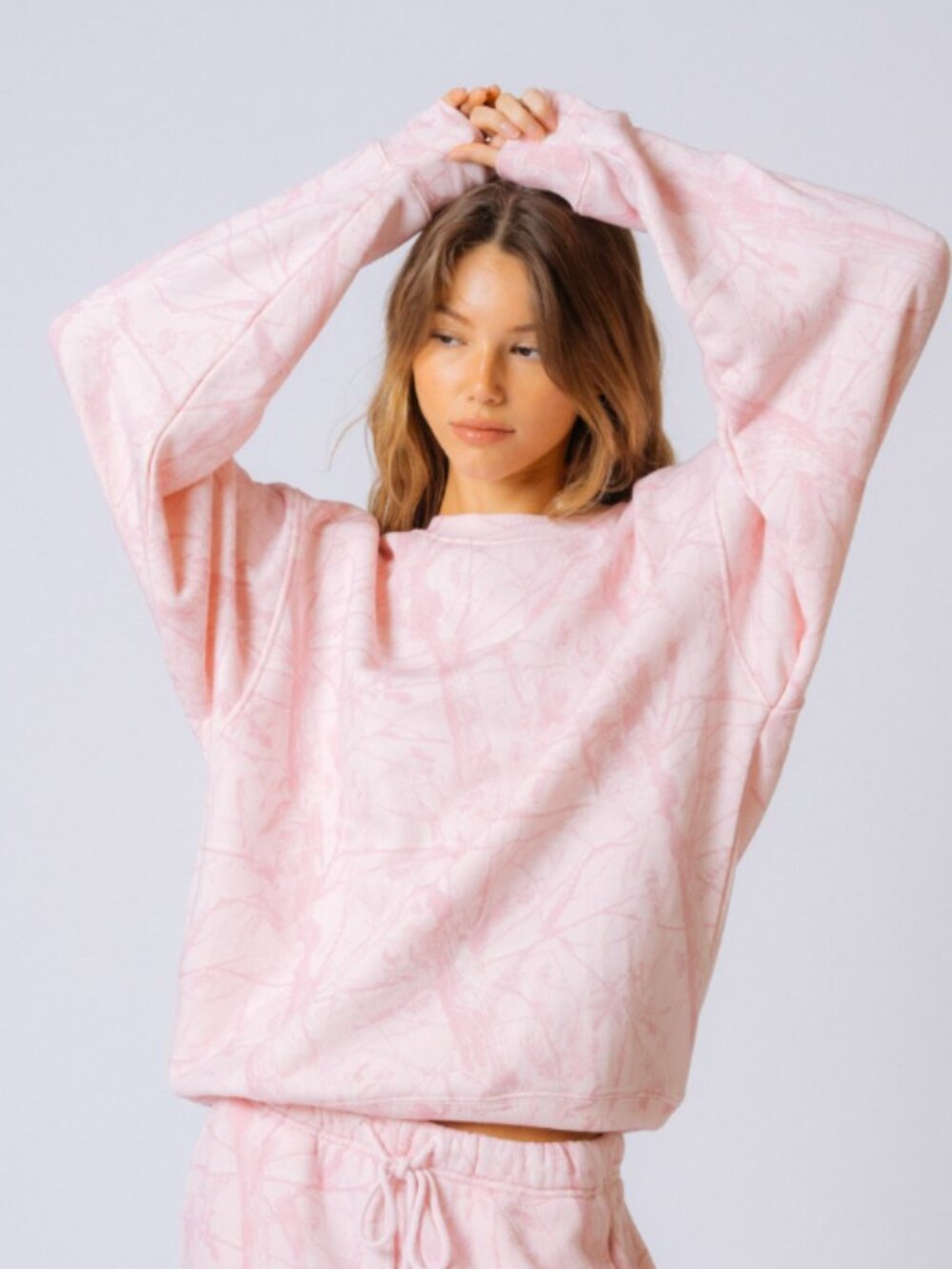 Dairy Boy Bubblegum Camo Crewneck Limited Edition Medium Oversized French Terry